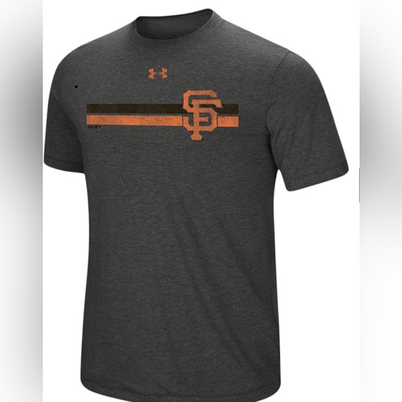 San Francisco Giants Under Armour Stripe Logo Tri-Blend T-Shirt 5XL NWT - Picture 1 of 9
